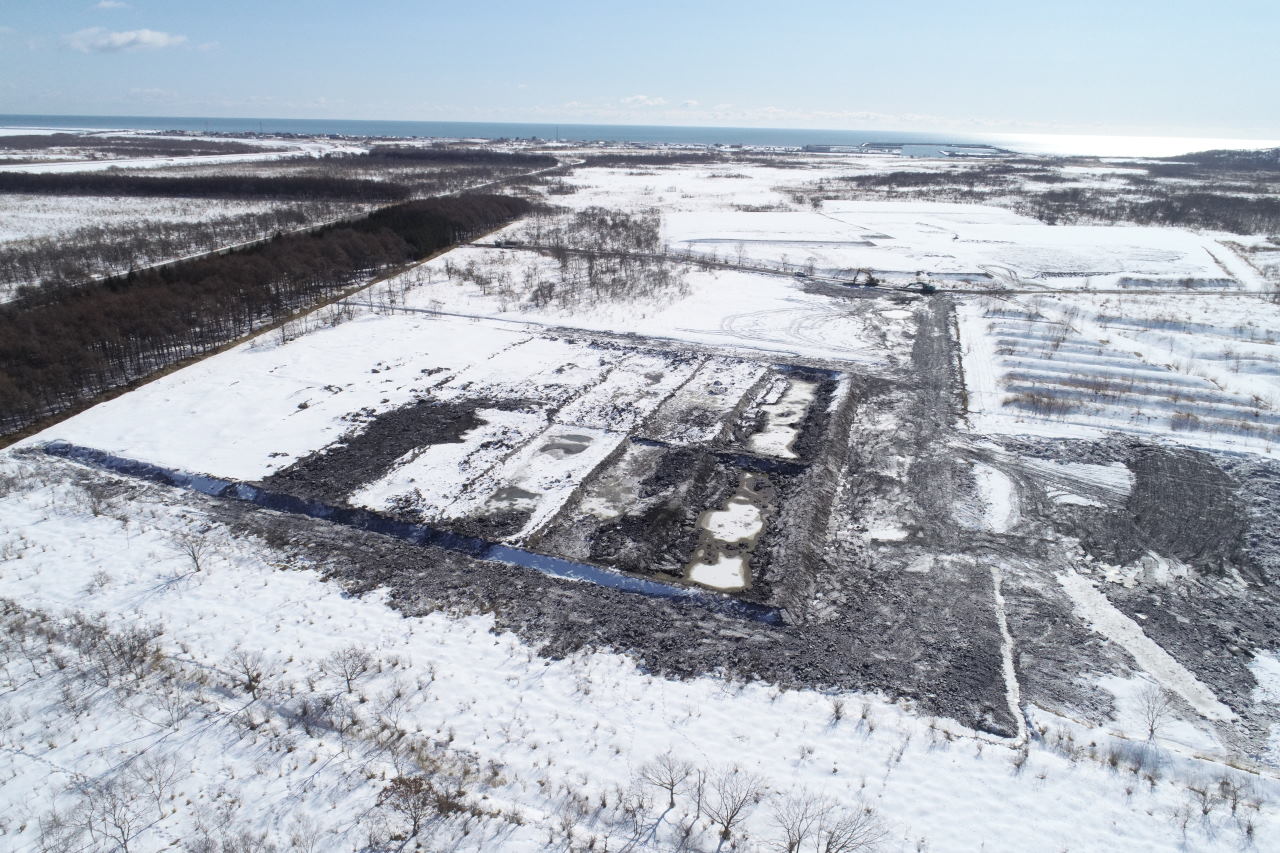 大津漁港－３．５ｍ泊地浚渫工事